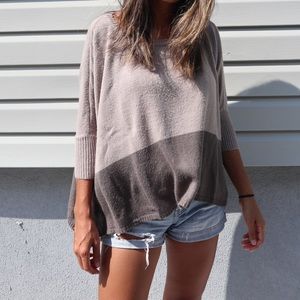 F21 Dual-Tone Autumn Sweater